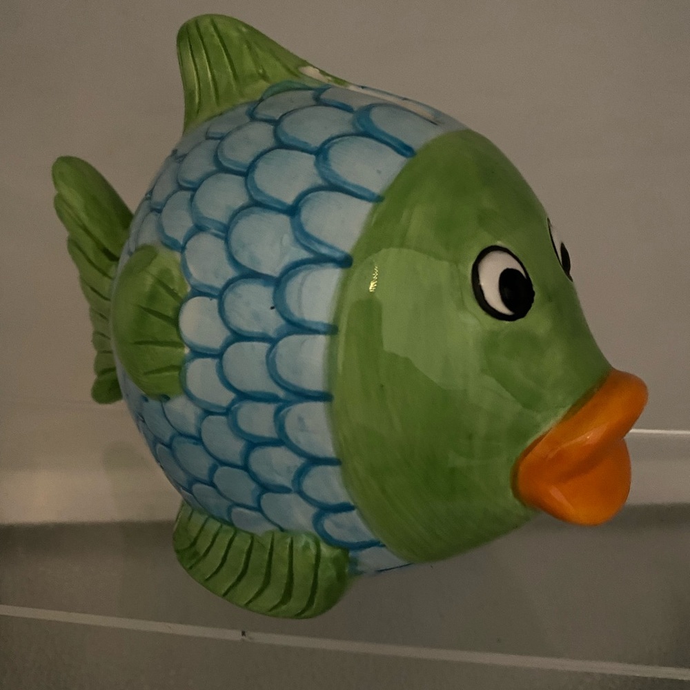 Adorable Ceramic Fish Bank